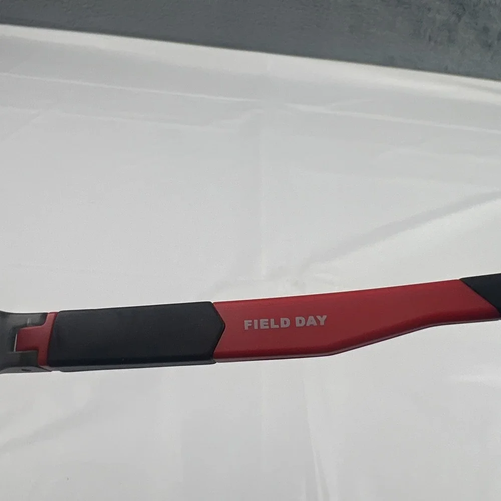 Oakley OY8007 0250 Field Day Youth Glasses Satin Grey Smoke Red 50-15-128 #2